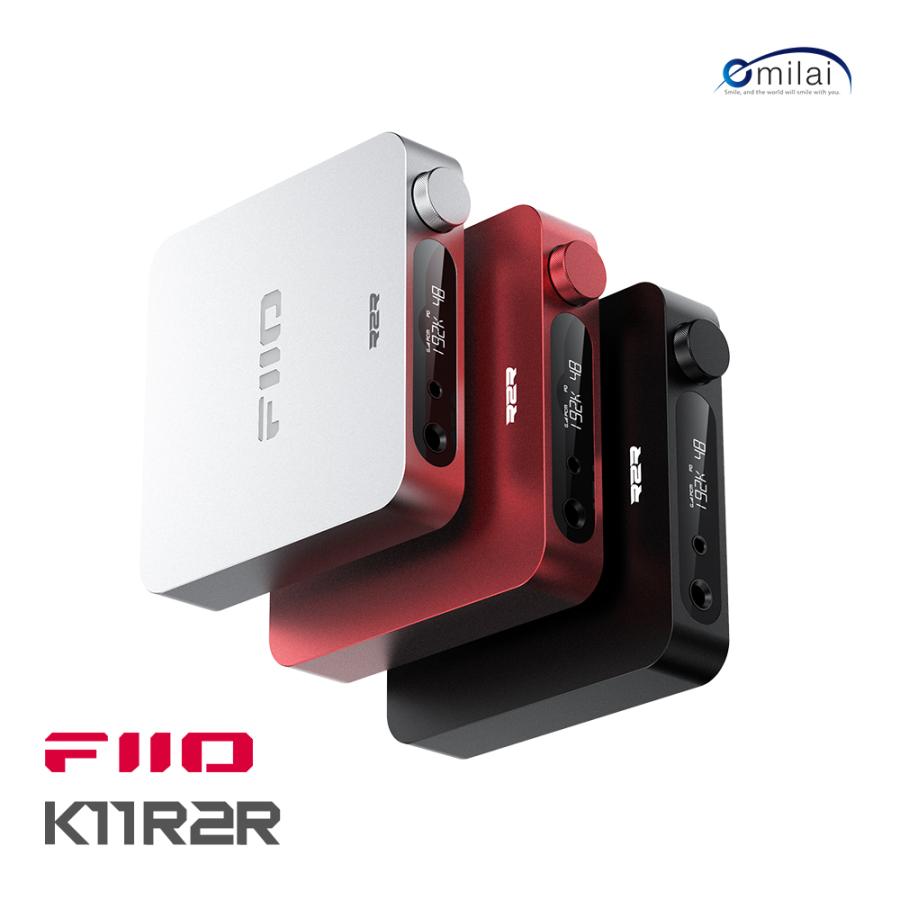 FIIO K11 R2R FIO-K11R ヘッドホンアンプ ブラック シルバー 小型 
