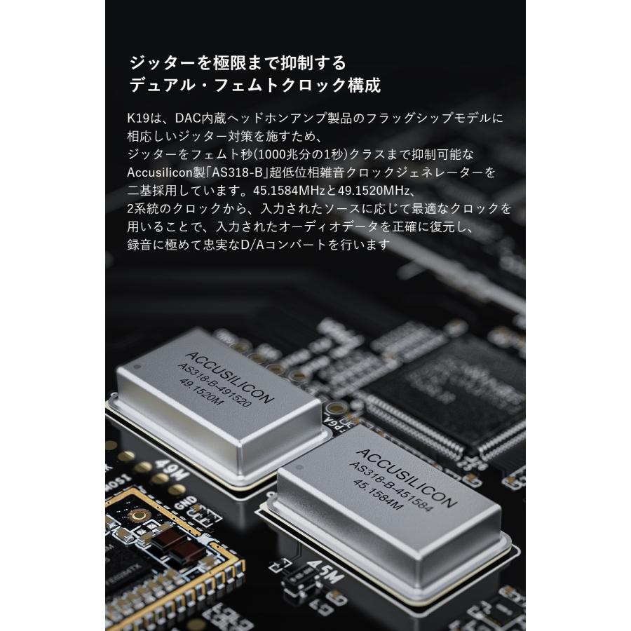 FiiO K19 オーディオインターフェイス FiiO K19 Desktop DAC/Headphone Amplifier (Apos Certified