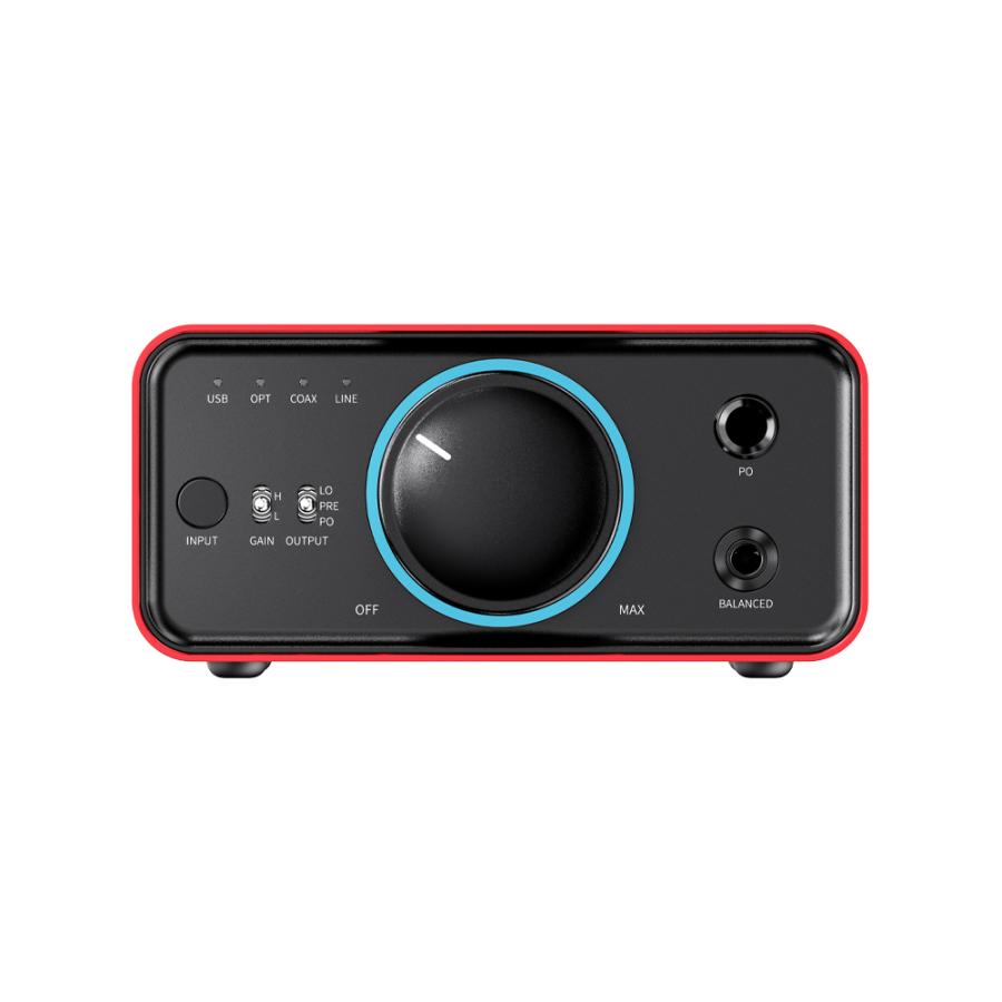 FiiO ヘッドホンアンプ DAC デスクトップ 小型 K7 ブラック 黒 FiiO ヘッドホンアンプ DAC デスクトップ 小型 K7 ブラック 黒