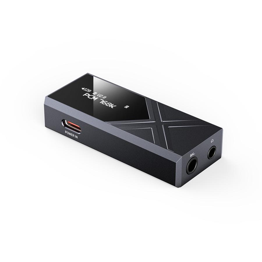 FIIO KA17 ブラック ブルー USB DAC アンプ 小型 ポータブル フィーオ エントリー｜emilaidirect｜02