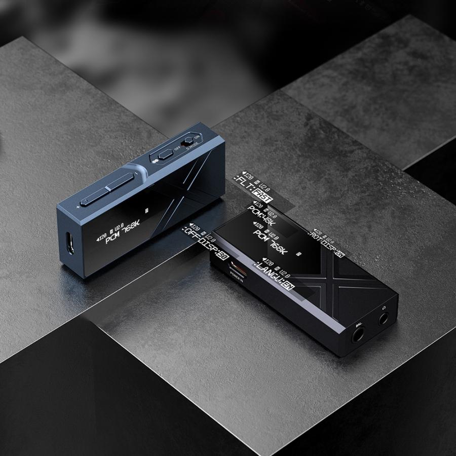 FiiO（フィーオ） FIIO KA17 ブラック ブルー USB DAC アンプ 小型