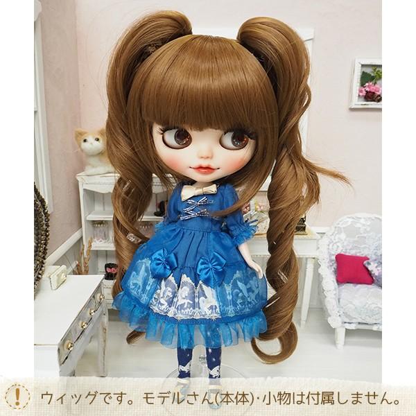 ネオブライス ウィッグ スパイラルツーテールB マロンブラウン 10インチ ☆ゆうメール可☆ /ドール Blythe Pulip プーリップ｜emilie