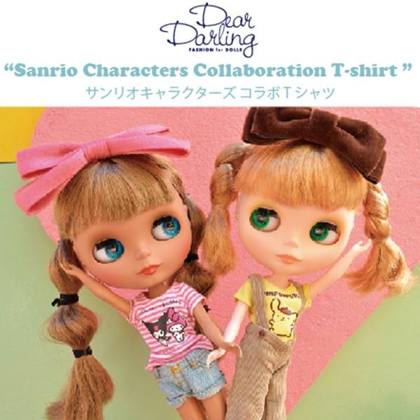 Dear Darling fashion for dolls サンリオキャラクターコラボTシャツ「マイメロディ&クロミ」カットソー1/6 ネオブライス アウトフィット アゾン｜emilie｜04