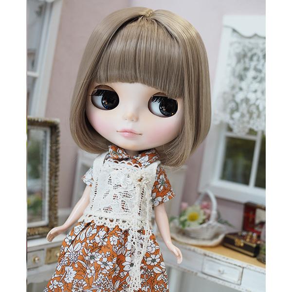 ミディブライス ウィッグ フレンチカールボブ オリーブアッシュ 7.5インチ ネオブライス ウィッグ ウェービィボブⅡ オリーブアッシュ(OA