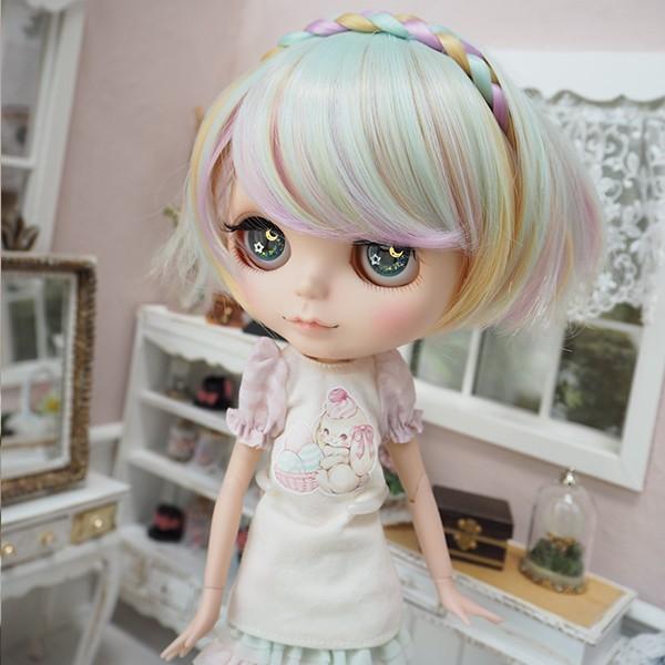 ブライス ネオブライス ウィッグ 三つ編みリラクシーボブ MIX ブライス ネオブライス ウィッグ 三つ編みリラクシーボブ MIX