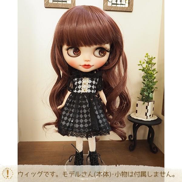 ネオブライス ウィッグ ゆるふわマーメイド カシスブラウン 10インチ ☆ゆうメール可☆ /ドール Blythe Pulip プーリップ｜emilie