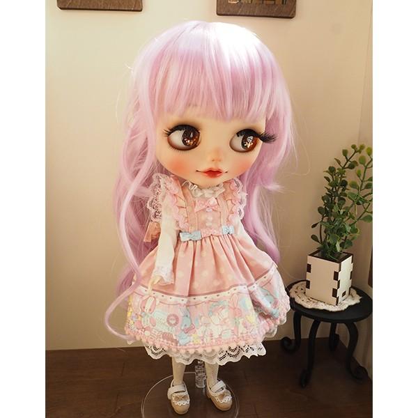 ブライス ウィッグ モヘアウィッグ 海外作家 くるくる ラベンダー