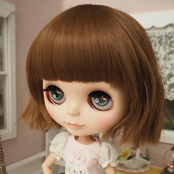 ブライス（Blythe） ネオブライス ウィッグ ウェービィボブ? マロン