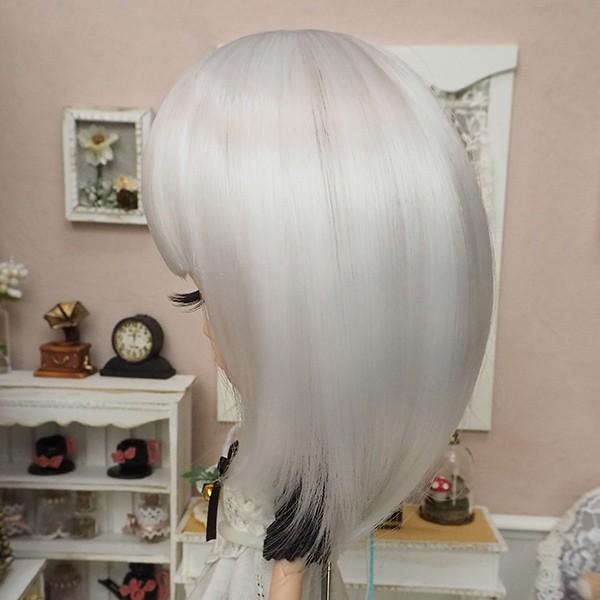 ブライス（Blythe） ネオブライス ウィッグ ストレートボブ スノー