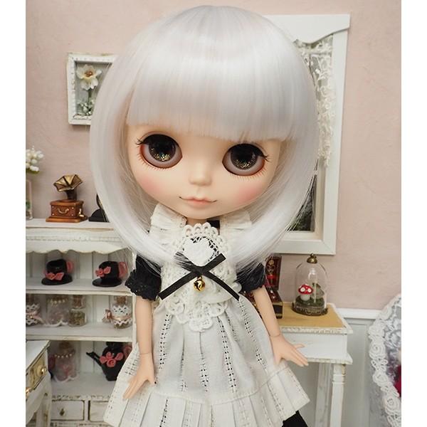 ブライス（Blythe） ネオブライス ウィッグ ストレートボブ スノー