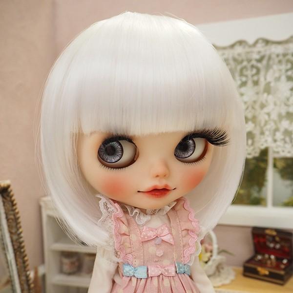 ブライス（Blythe） ネオブライス ウィッグ ブラントミディアム スノー