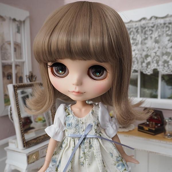 ネオブライス ウィッグ レトロ外ハネロブ オリーブアッシュ 10インチ ☆メール便可☆ /ドール Blythe Pulip プーリップ｜emilie｜02