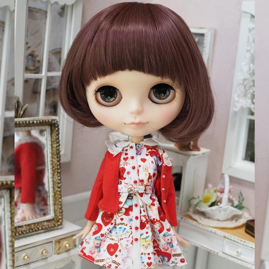 ブライス（Blythe） ネオブライス ウィッグ エアリーきのこロブ カシス