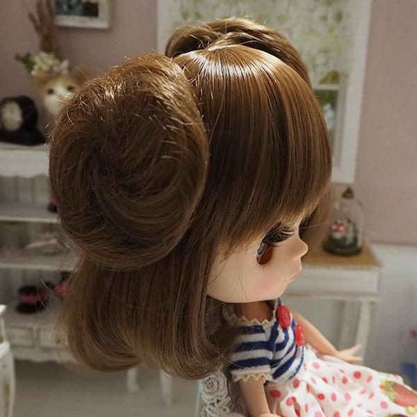 ブライス（Blythe） ネオブライス ウィッグ お団子くるりんボブ