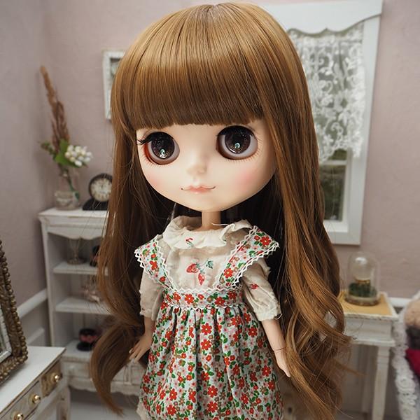 ブライス（Blythe） ネオブライス ウィッグ 毛先ソフトウェーブ マロン