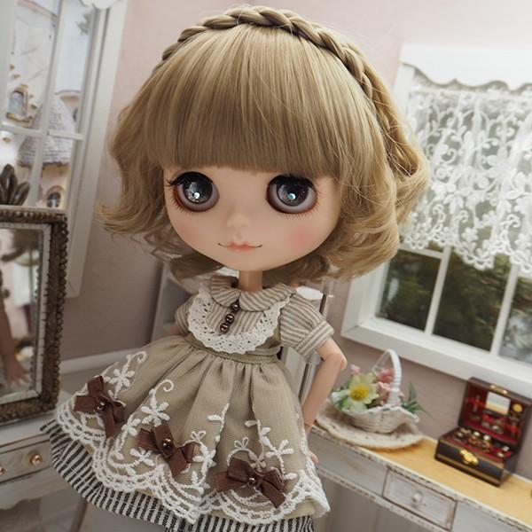 ブライス（Blythe） ネオブライス ウィッグ 三つ編みリラクシーボブP