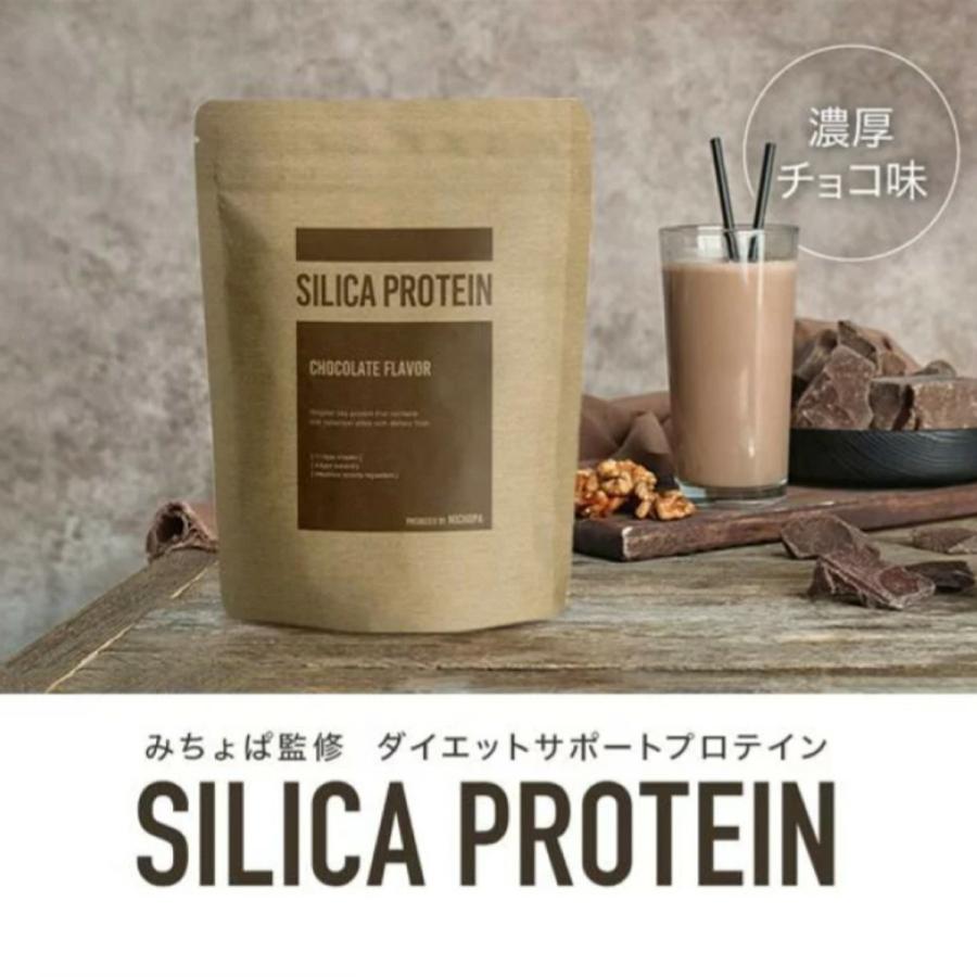 予約販売品】 みちょぱ監修 シリカプロテイン 230g×2袋 チョコレート味