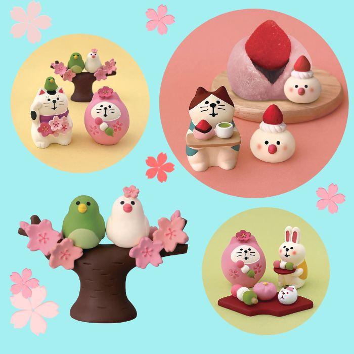 DECOLE 【完売商品】文鳥鈴カステラ しあわせ、まんぷく、お花見 DECOLE 【完売商品】文鳥鈴カステラ しあわせ、まんぷく、お花見