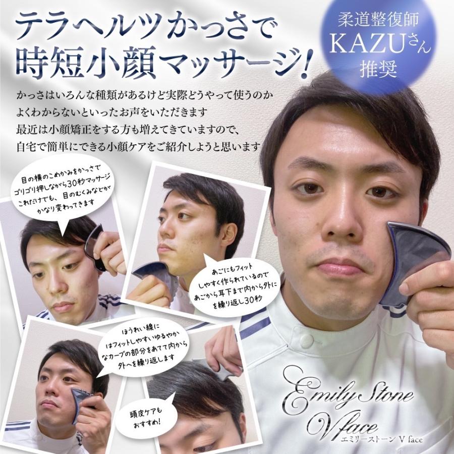 エミリーストーン 高純度99% テラヘルツ かっさプレート V face for