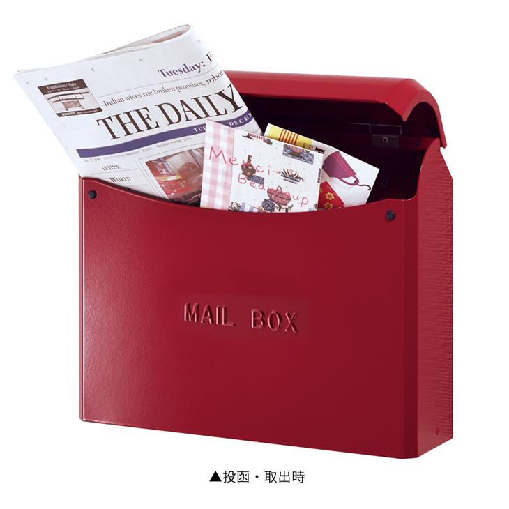 郵便ポスト 壁付け ライク LIKE 鍵なし おしゃれ シンプル ステンレス