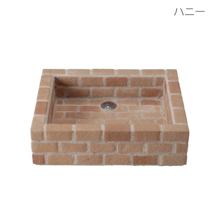 水受け ガーデンパン ブリック BRICK 水まわり 庭 ガーデン 洗い場