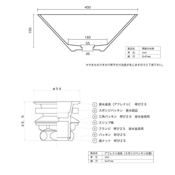 水受け ガーデンパン 陶器の水鉢 水まわり 庭 ガーデン 洗い場 ペット