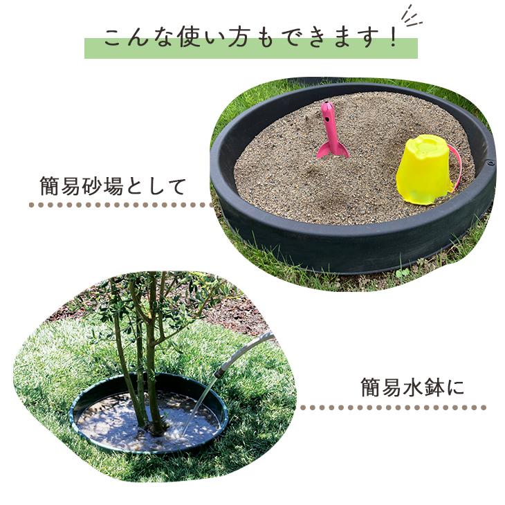 見切り材 庭 LPサークルエッジ Lサイズ 円形 円型 丸型 まる 植栽見切り材 人工芝 花壇 砂利 見切材 エッジング材 家庭菜園 造園 エクステリア DIY_5