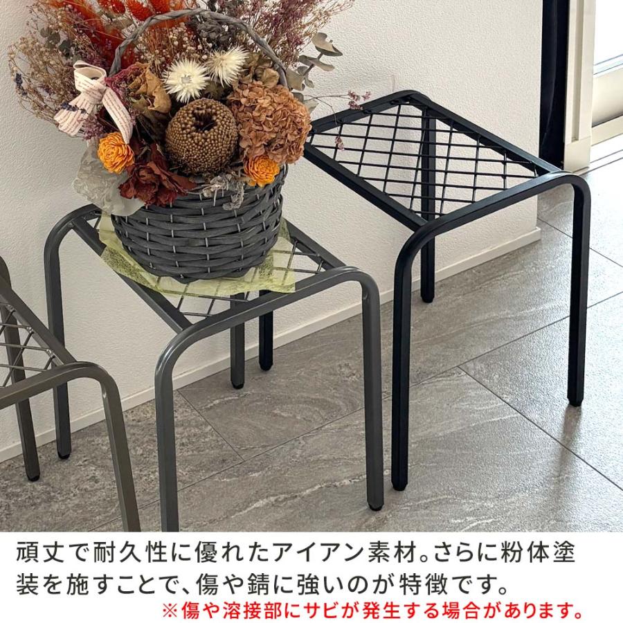 アイアンプランタースタンド「TWILL」(ツイル) ハイサイズ TW009