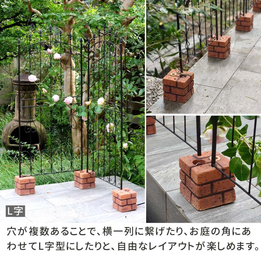 レンガ調多機能ブロック ウェイト 5kg 1個 WE130-1P 住まいスタイル