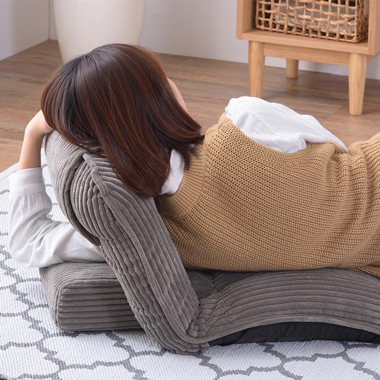 東谷 座椅子 ハイバック 4WAY フロアチェア リクライニング 座イス