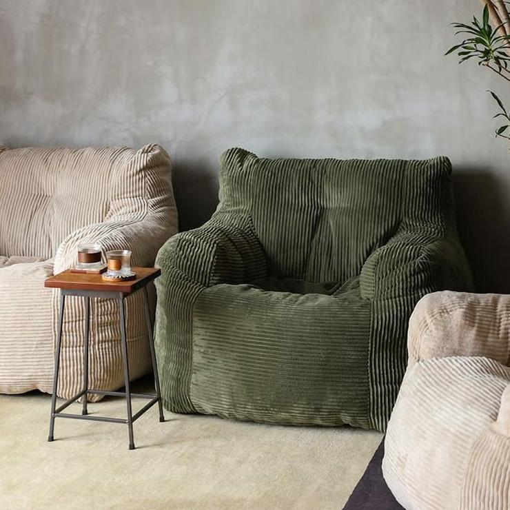 a.depeche 1人掛けソファ ローソファ sofa コーデュロイ 圧縮梱包 a.depeche（アデペシュ） ソファ 1人 1人掛け ソファー おしゃれ