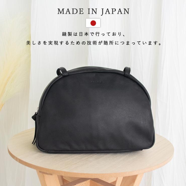 Folna ボストン バッグ 本革 ミニバッグ レディース トート 黒 小さめ