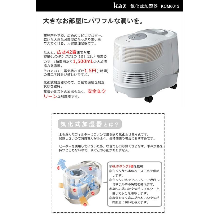 大型加湿器 気化式 加湿器 Kaz Kcm6013a 大容量12l メーカー直送品 業務用 新生活準備 Km 1 Emi Shop ヤフー店 通販 Yahoo ショッピング