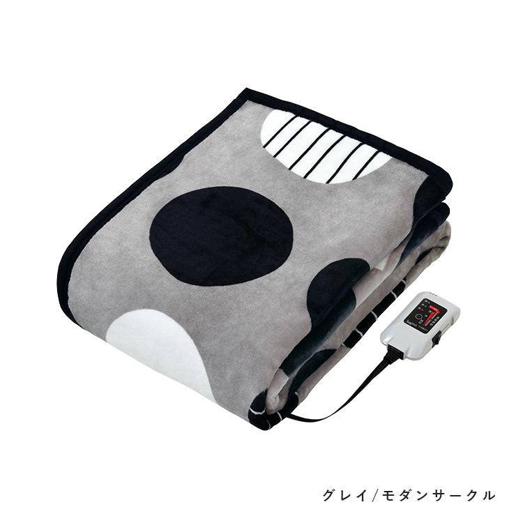sugibo〜電気毛布　GY Sugibo 電気毛布 敷き毛布 洗濯可 日本製 ロング 180×85cm シングル