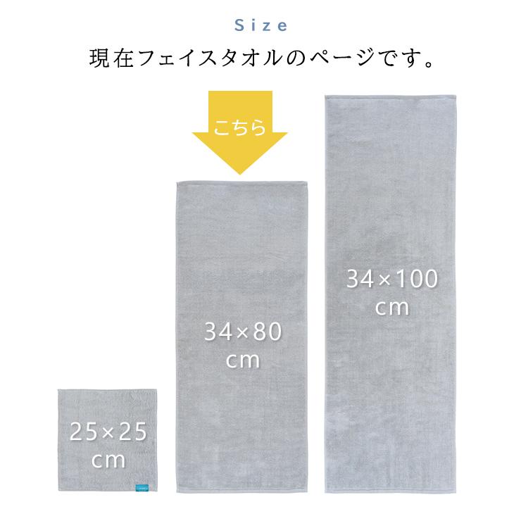 タオルサロン カラカラ インテリアタオル サイズ違い2枚セット