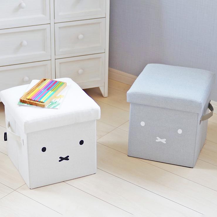 オカトー スツール ミッフィー 収納 椅子 座れる 腰掛け 一人掛け 収納