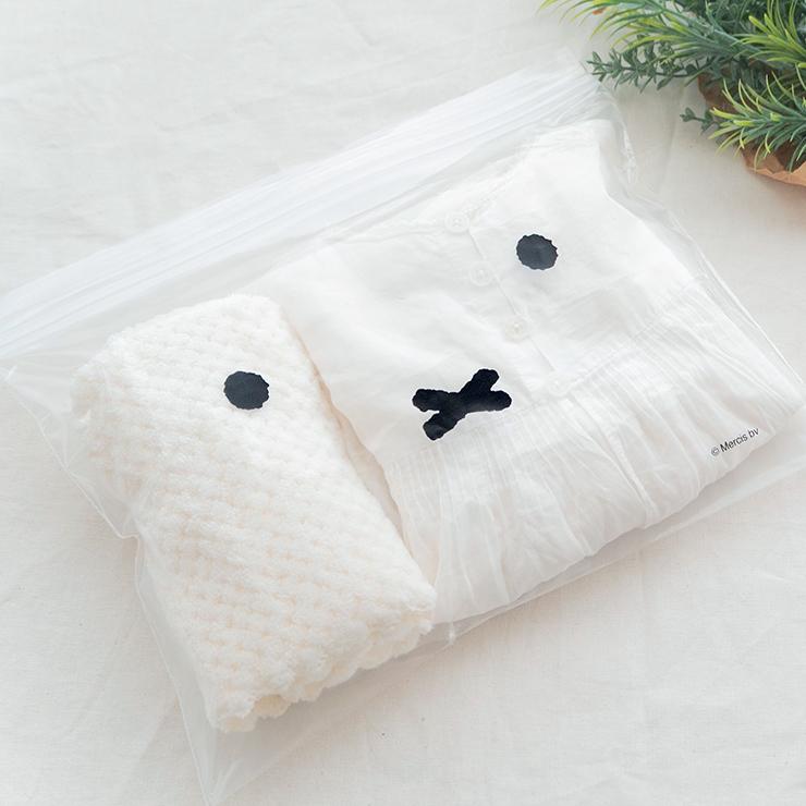 ミッフィー miffy グッズ ストックバッグ L ジッパー袋 かわいい ジッパーバッグ チャック付き 小物入れ 小分け 保存 冷蔵 冷凍 1箱 13枚入 爆買