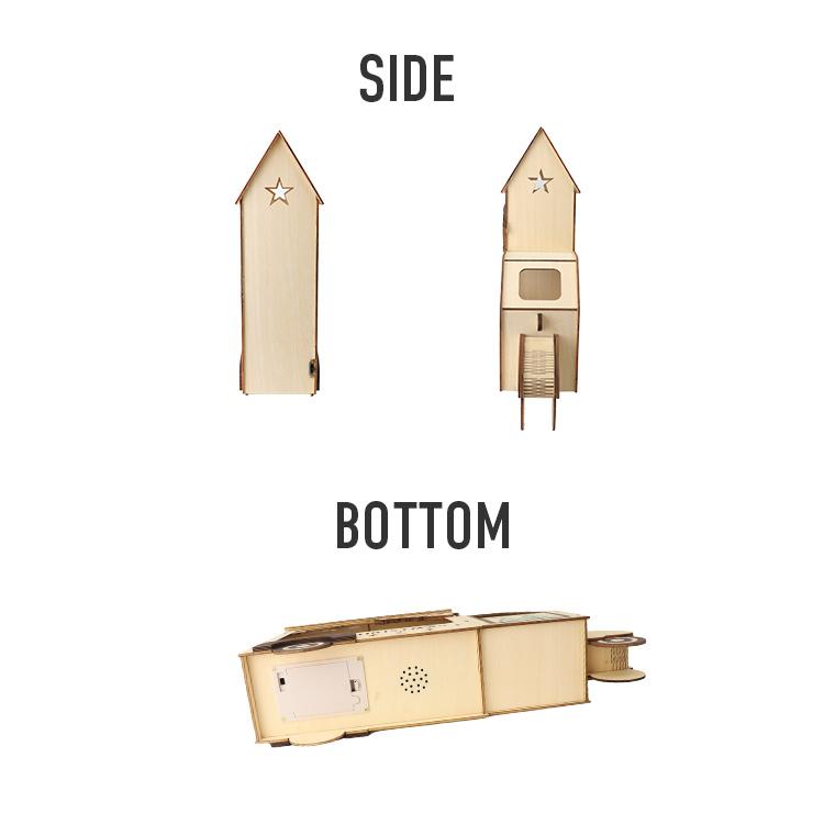 飾り 装飾 置物 オブジェ オルゴール メロディソング 音楽 LED 光る