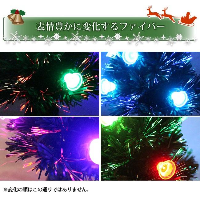 クリスマスツリー 30cm 卓上 ミニツリー 星付き ファイバー