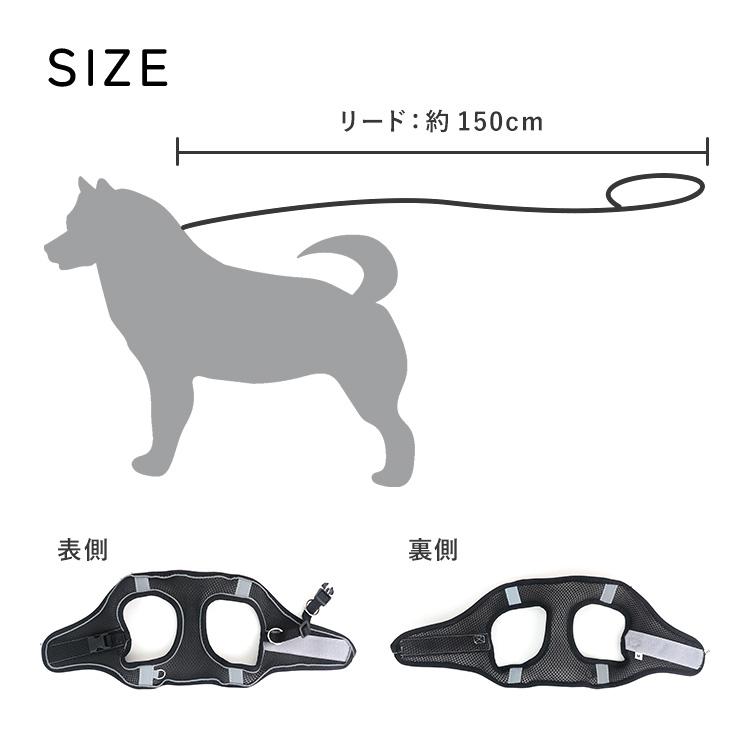 犬 ハーネス リード セット 小型犬 犬用ハーネス 反射素材 超小型 小型