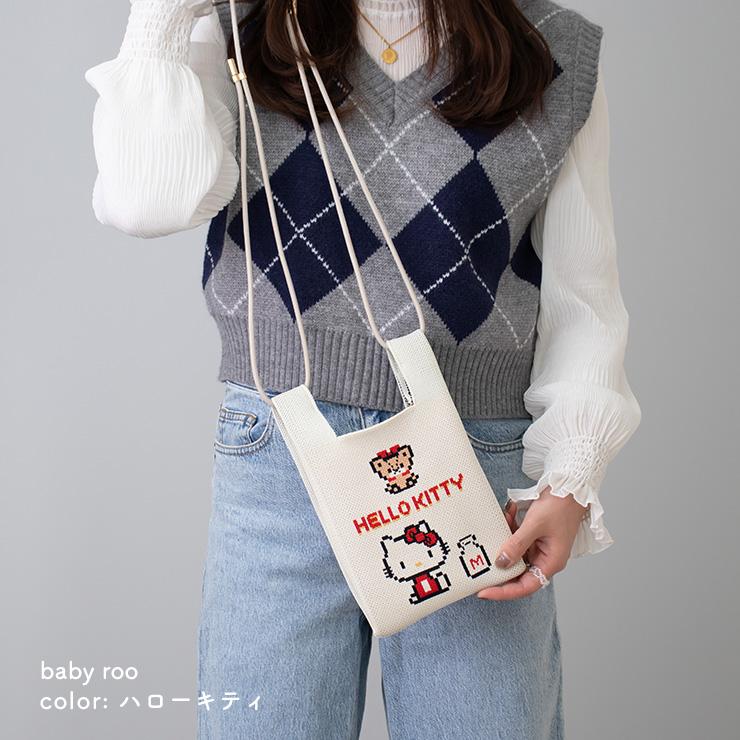 ROOTOTE サンリオ グッズ キティちゃん バッグ ニットバッグ ROOTOTE サンリオ グッズ キティちゃん バッグ ニットバッグ