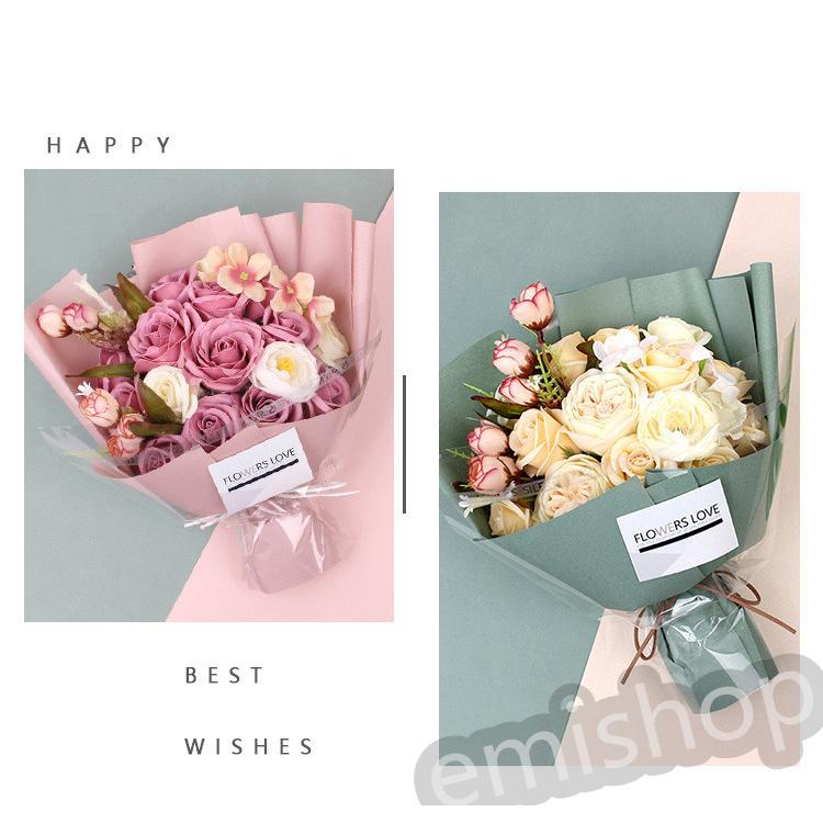 ソープフラワー 花束 花弁 ブーケ ギフト 石鹸のお花 Soap Flower ボックス 以上節約 バレンタインデー お祝い 成人の日 プレゼント 薔薇 母の日 21年 花