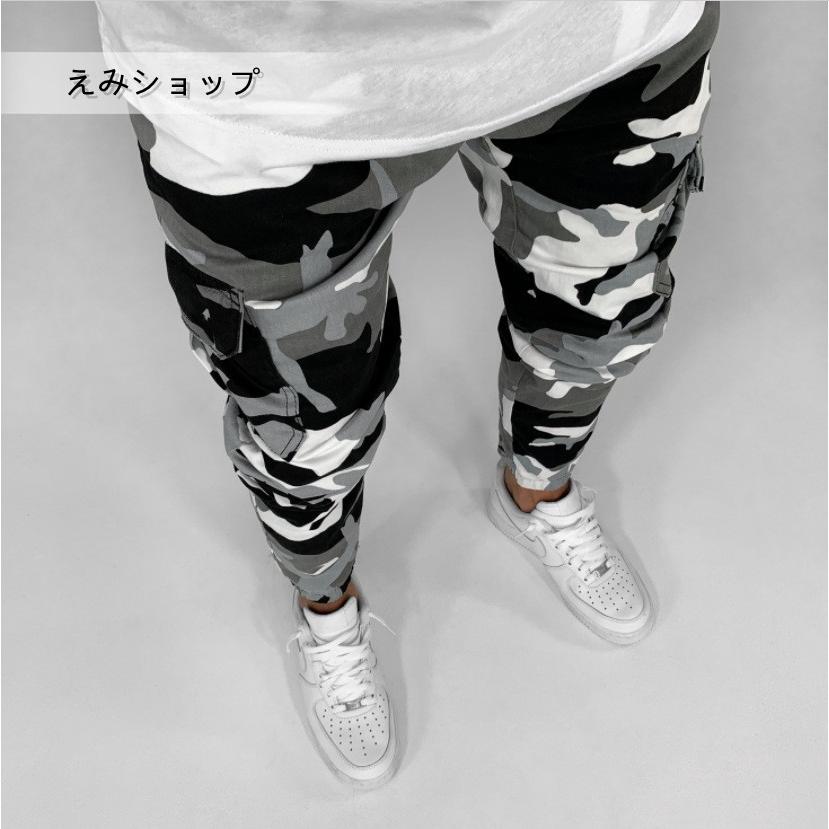 デニムパンツ メンズ ジーンズ ロング丈 ピッタリ スキニーパンツ 大きいサイズ ファッション カジュアル 新作 カーゴパンツ 作業 迷彩柄 当店一番 人気