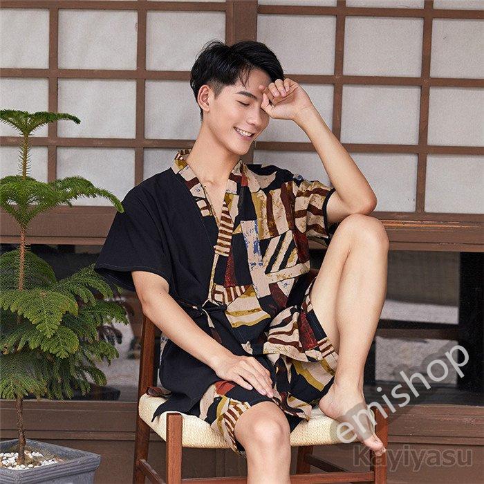 市場 甚平 甚平レディース レディース 部屋着 寝巻き 寝間着 ルームウェア 男女兼用 メンズ カップル ダブルガーゼ Vネック パジャマ