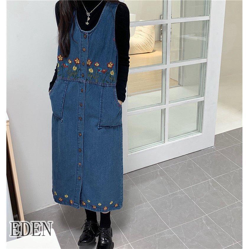 大特価 レディース ロングワンピース ワンピース ジャンパースカート 花柄 重ね着 デニムワンピース キャミワンピ シンプル 無地 スカート サロペット オールインワン ワンピース サイズ M