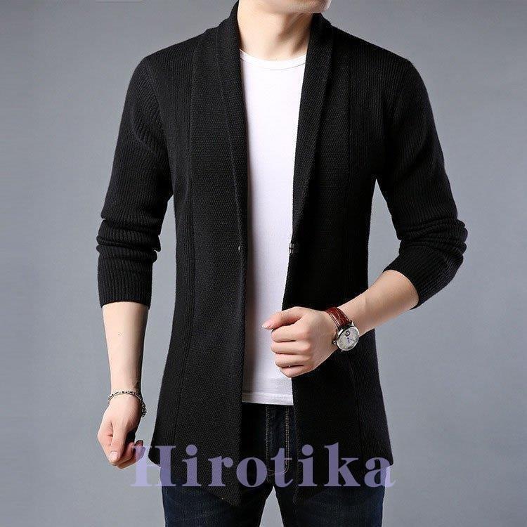 新作入荷 メンズ カーディガン 春 50代 40代 通勤 ゆったり 羽織 カジュアル トップス ビジネス ジャケット ニット 無地 秋 カーディガン カラー ブラウン Grandprixlagoranco Cl