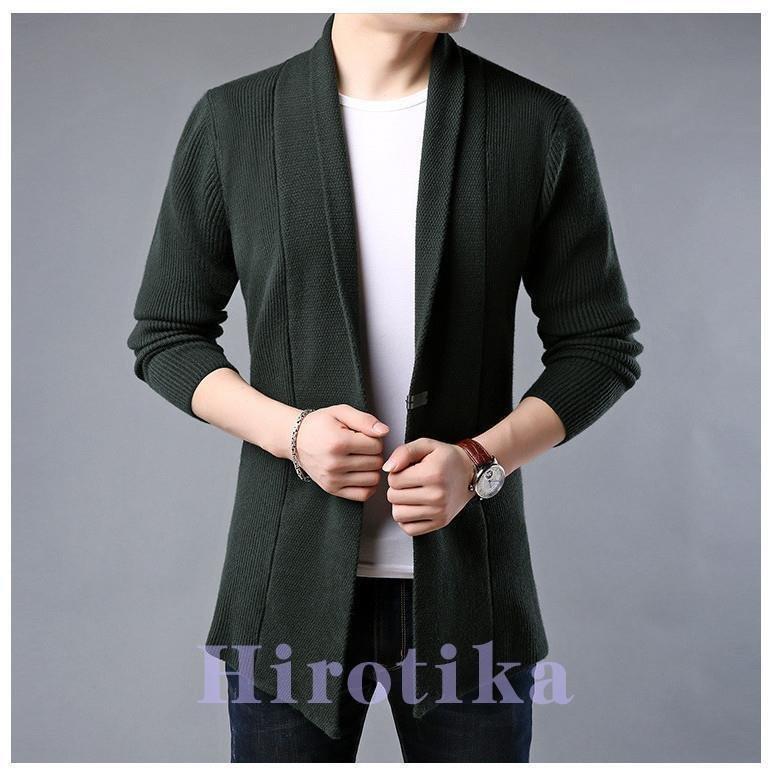 新作入荷 メンズ カーディガン 春 50代 40代 通勤 ゆったり 羽織 カジュアル トップス ビジネス ジャケット ニット 無地 秋 カーディガン カラー ブラウン Grandprixlagoranco Cl