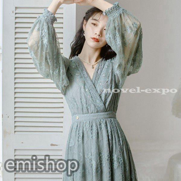 パーティードレス 同窓会 結婚式 ドレス ワンピース 代 レディースファッション フォーマル 同窓会 成人式 謝恩会 袖あり 代 30代キャバ 大きいサイズ 二次会 入学式 卒業式 Emib780 えみショップ