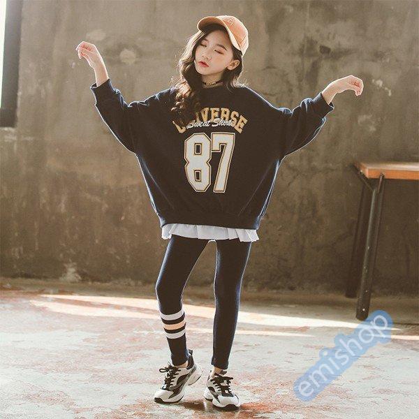 新しいブランド ジャージ 新品 可愛い 運動着 裏起毛 スポーツウェア トレーナー 長ズボン Tシャツ セットアップ 子供服 2点セット ジュニア 秋着 春秋 長袖 上下 女子 キッズ ジャージ サイズ 110 Www Marketing Sensei Pl