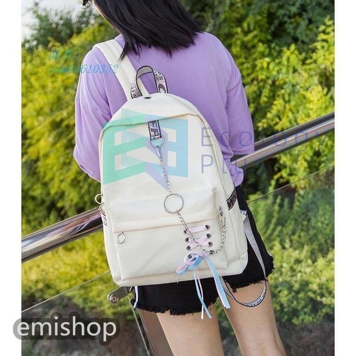 リュック レースアップ 通学 遠足 バッグ 中学生 学生 撥水 スクールバッグ 女子 レディース 軽量 リュックサック人気 高校生 バックパック オシャレ 可愛い Emice5 えみショップ 通販 Yahoo ショッピング
